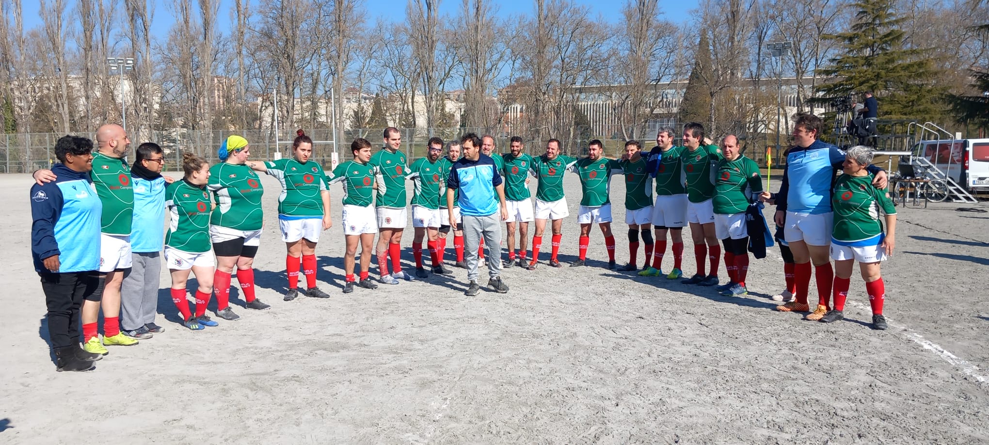 Crecimiento y aprendizaje en el encuentro de la 5ª jornada de la Liga Bultza, competición de rugby inclusivo